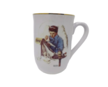 VTG 1986 Clay in Mind Saturday Evening Post Norman Rockwell Cup Mug - £10.34 GBP
