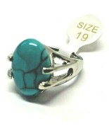 NEW TURQUIOSE Women&#39;s Large Stone Size 9 US Ring - $150.76 MXN