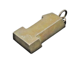 KORET 925 Sterling Silver  Vintage Heavy Solid Number One Pendant  PT17045 - $182.84