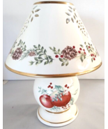 Lenox Williamsburg Boxwood and Pine Candle Lamp and Shade 2002 - 2007 - £44.07 GBP