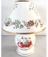 Lenox Williamsburg Boxwood and Pine Candle Lamp and Shade 2002 - 2007 - $76.94 CAD