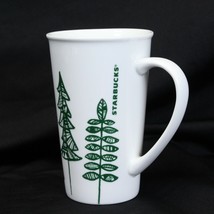 Starbucks 2015 Christmas Pine Tree Ceramic 17.8 oz Coffee Latte - $8.81