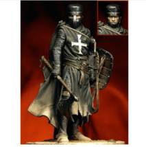 1/20 90mm Resin Model Kit Warrior Medieval Knight Hospitaller Unpainted - £15.61 GBP