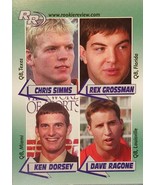Simms, Grossman, Dorsey, &amp; Ragone 2002 Rookie Review Football Trading Card - $9.45 CAD