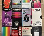 Mixed Lot of 12 Used Blank VHS Tapes For Recording - $25.00