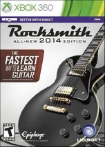 Microsoft Xbox 360-Rocksmith 2014 Edition with Real Tone Cable SEALED GAME - £54.50 GBP