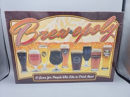 Brew-Opoly Beer Board Game 2-6 Players Late For The Sky Games NEW - £13.95 GBP