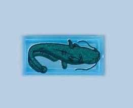 Clear Blue Water Catfish  Koi Pond construction piece 2X Minifigure US Toy - $2.00