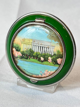 Lincoln Memorial Compact Souvenir Of Washington D.C. Cherry Blossoms Pow... - £39.38 GBP