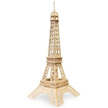Eiffel Tower Model Kit Wooden 3D Puzzle - £26.57 GBP