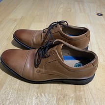 Nunn Bush Men&#39;s Dixon Lace Up Cap Toe Oxford Dress Shoes Brown Size:11M - $488.55 MXN