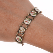 6.25&quot; c1900 Meiji Japanese Satsuma bracelet 12mm - £206.39 GBP