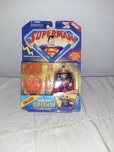 VISION BLAST SUPERMAN 1996 DC Kenner Action Figure Deluxe NEW - £11.77 GBP