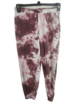 Z By Zella Sweatpants Smalll Womens Red White Elastic Waist High Rise Casual - £16.49 GBP