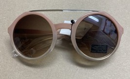 NWT Retro Rewind Oversized Round Circle Sunglasses Bar Womens Pink - £7.50 GBP