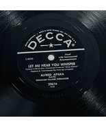 Alfred Apaka Hawaiian 78 RPM Let Me Hear You Whisper Farewell 10&quot; DECCA ... - $11.40