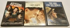 Autism: The Musical, I Am Sam &amp; Too Sane For This World DVD Lot - £7.49 GBP