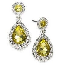 Charter Club Pave and Stone Drop Earrings - £8.38 GBP