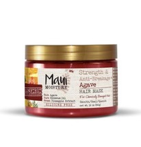 Maui Moisture Strength and Anti-Breakage AGAVE Hair Mask For Damaged Hair 12 OZ - £45.86 GBP