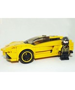 Minifigure Lamborghini Yellow Sport Car With Set Bulk Block - €29,70 EUR
