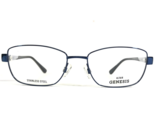 Altair Genesis Eyeglasses Frames G5036 414 NAVY Blue Grey Square 53-17-140 - $51.28