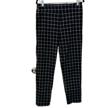 Krazy Larry Womens Black White Pull On Ankle Pants Size 10 - $37.40