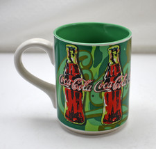 Coca-Cola Rhythm Mug - Green and Red Collectible 1998 Gibson Coffee Cup - $18.95