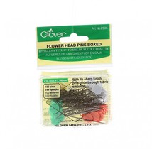 Clover Flower Head Sewing Pins Size 32 100 Count - £13.62 GBP