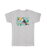 Toucan Airbrush Painting : Gift T-Shirt Bird Tropical Animal - $17.99