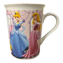 Disney Princess Ceramic Mug With Cinderella Belle Rapunzel & Tiana Graphics Dish - $255.70 MXN