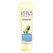 Lotus Herbals Jojoba Face Wash Active Milli Capsules 120 gm Skin Body Scars Care - £12.34 GBP