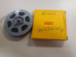 Vintage 1970s 8mm Home Movie &quot;Bills Wedding&quot; UNVIEWED - £10.26 GBP