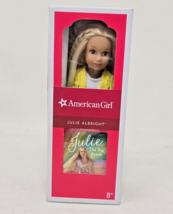 American Girl  JULIE ALBRIGHT Mini Doll 6” with  Book  *NEW w/ DAMAGED C... - $14.54