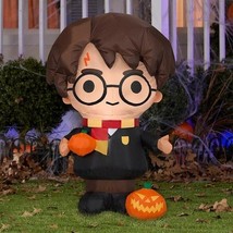 Gemmy Harry Potter Halloween Inflatable Yard Decor Lights Up - £39.14 GBP