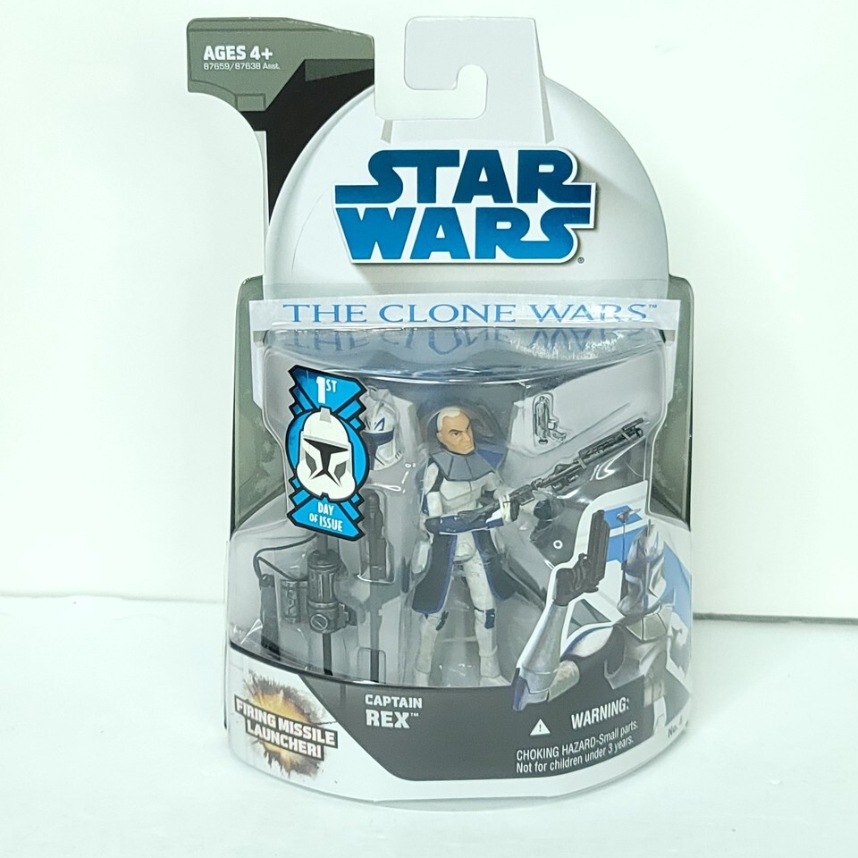 New Captain Rex Firing Missile Launcher The Clone Wars 1st day of issue NEW - $28.60