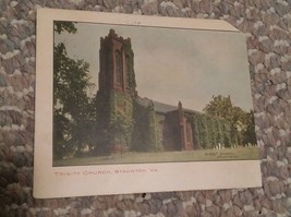 015 VTG Postcard Trinity Church Staunton Va Poatmarked 1905 1 Cent Franklin - £3.98 GBP