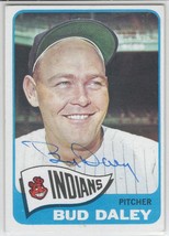 Bud Daley Auto - Signed Autograph 1965 Topps #262 - MLB Cleveland Indians - £8.64 GBP