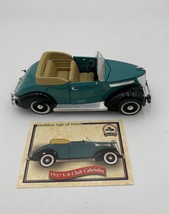National Motor Museum Mint 1937 V-8 Club Cabriolet Golden Age of Ford - $283.11 MXN