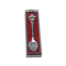 Vintage Souvenir Spoon Collectible Quebec Canada In Case Fleur De Lis - £5.43 GBP