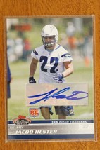 2008 Topps Stadium Club Football Rookie Autographs #164 Jacob Hester Chargers - £6.28 GBP