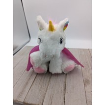 Mattel Barbie Pets Unicorn Plush 7&quot; White Pink Stuffed Animal Toy Just Play 2020 - $8.96