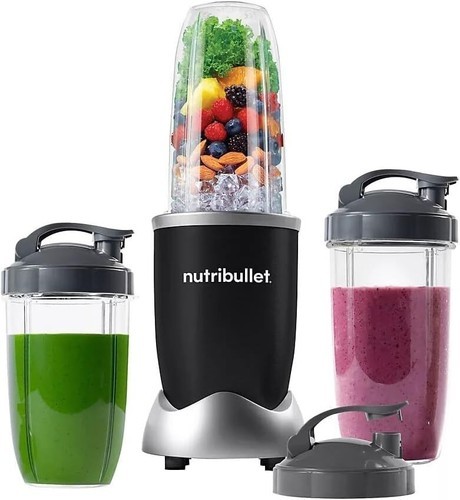 NutriBullet Pro 900W Single-Serve Blender Exclusive Bundle (Black Stainl... - $58.49