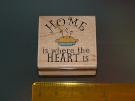 Rubber Stamps - HOME is where the HEART is (New) - $8.00