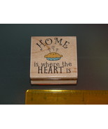 Rubber Stamps - HOME is where the HEART is (New) - $8.00