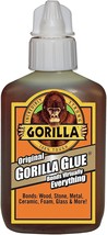 Gorilla Original Waterproof Polyurethane Glue, 2 Ounce Bottle - $17.99