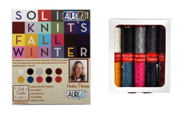 Aurifil Solid Knits Fall Winter Thread Collections by Girl Charlee Fabrics - £47.50 GBP