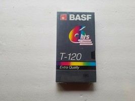 New BASF Extra Quality T-120 Blank VHS Tape - $5.18