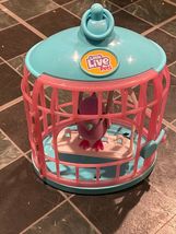 Little Live Pets Bird Cage w/Singing Light Up Bird Moose *Pre-Owned/Test... - $17.99