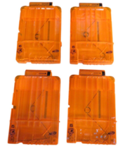 Nerf N-Strike Dart Gun Elite 6 Round Clip Magazine Replacement Lot of 4 - $227.20 MXN