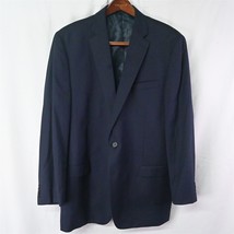 Michael Kors 44R | 36x30 Navy Blue Wool 2Btn Mens Suit Jacket Pants - $49.99